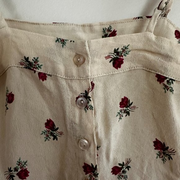 Floral Crop Top - Picture 4 of 5